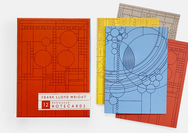 Frank Lloyd Wright Debossed Notecard Set
